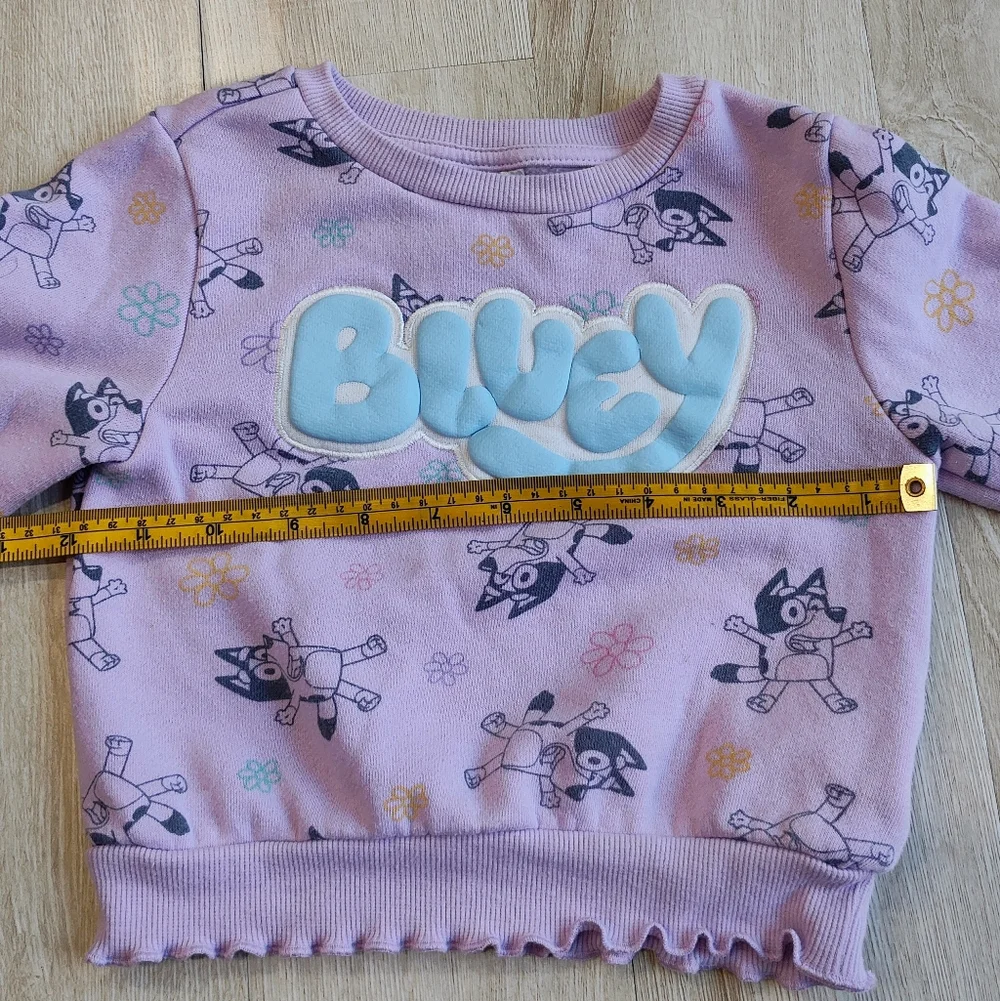 Target Kids Bluey Sweatshirts - White and Purple - Picture 4 of 10